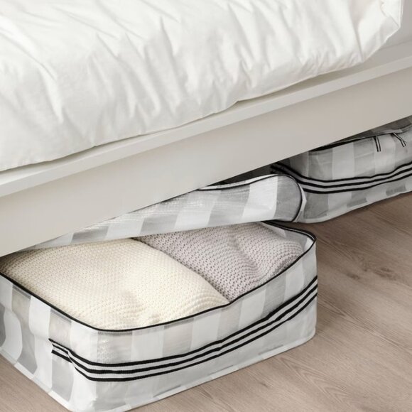 Set of 6 - GORSNYGG Storage case, white/clear, 22x19x7 - Picture 2 of 4